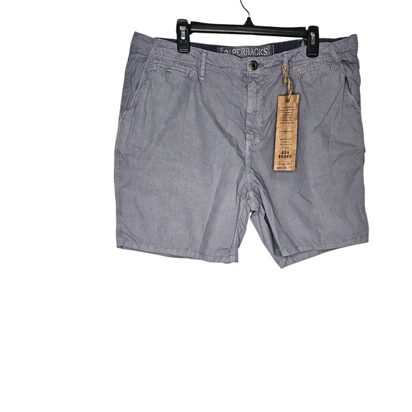 Paperbacks USA Bound Gray Cotton Casual Chino Shorts Casual summer‎ - Picture 1 of 9